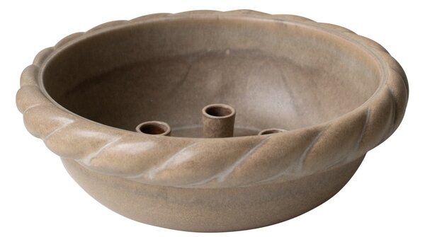DBKD Keramický svícen Twine Plate - Beige DK406