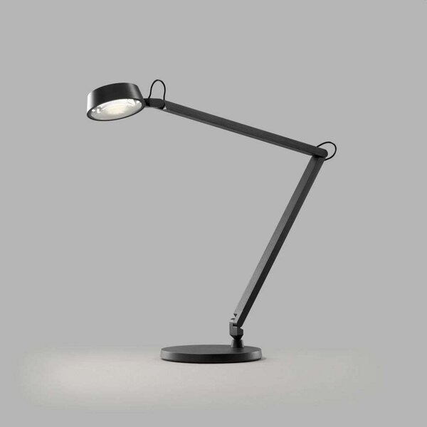 Stolní lampa LIGHT-POINT, stmívatelné, Černá, Obývací pokoj, Hliník