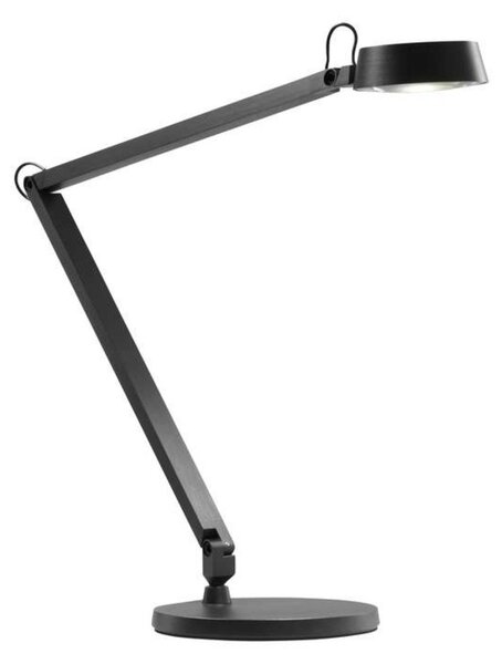 Stolní lampa LIGHT-POINT, stmívatelné, Černá, Obývací pokoj, Hliník