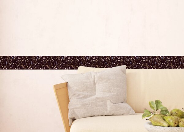 Samolepící bordura na zeď Zpěv Stromů | 5 m x 13.8 cm | DWB8259