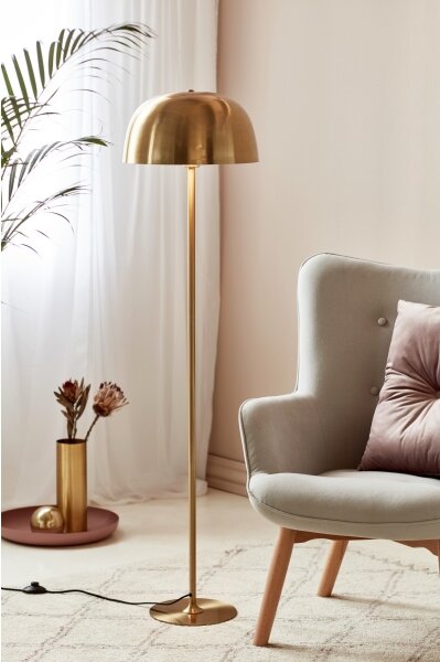 Nordlux - Stojací lampa CERA 1xE27/60W/230V zlatá