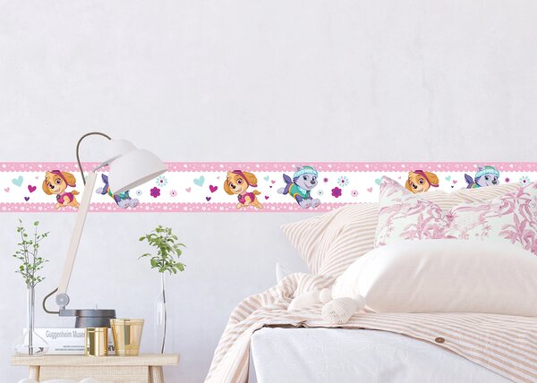 Dětská samolepící bordura na zeď Tlapková Patrola | 5 m x 13.8 cm | DWBD8003