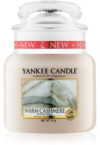 Yankee Candle Warm Cashmere vonná svíčka 411 g