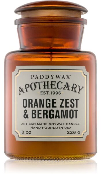 Paddywax Apothecary Orange Zest & Bergamot vonná svíčka 226 g