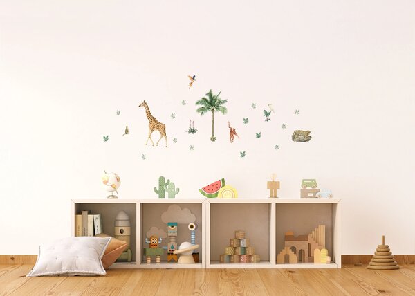 Dětská samolepka na zeď Jungle | 42.5 x 65 cm | DDK1745
