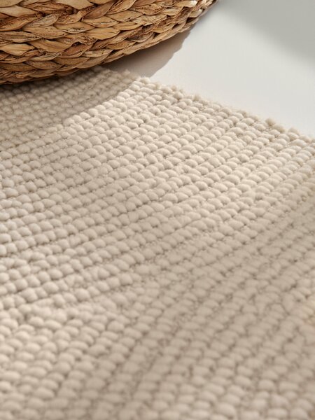 Hanse Home, Kusový koberec Eleni 106220 Natur Weiß kruh, 120x120 (průměr) kruh, bílá, ložnice