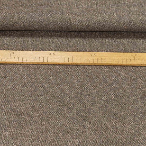 Směsové plátno UNI 1, hnědý melír, š.140cm (látka v metráži)
