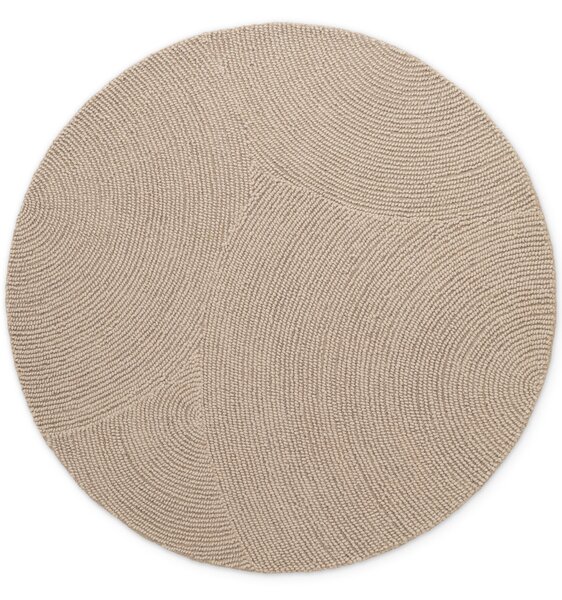 Hanse Home, Kusový koberec Eleni 106221 Hellbeige kruh, 120x120 (průměr) kruh, béžová, ložnice