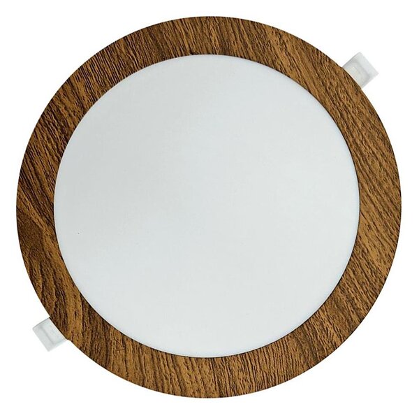 LED Podhledové svítidlo CIRCLE LED/18W/230V 4200K pr. 22 cm hnědá