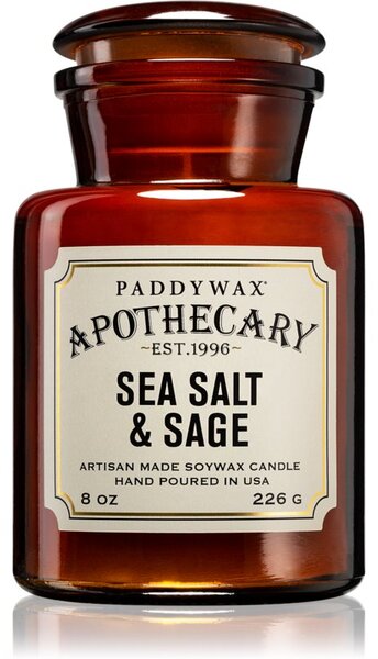 Paddywax Apothecary Sea Salt & Sage vonná svíčka 226 g