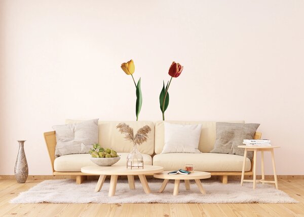 Samolepka na zeď Tulipány | 65 x 85 cm | DF0401