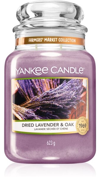 Yankee Candle Dried Lavender & Oak vonná svíčka Classic velká 623 g