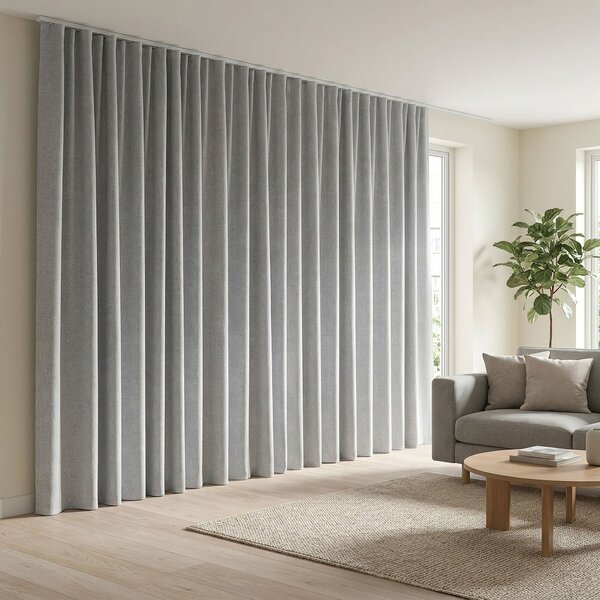 Brilltex Absolutně zatemňující závěs, 100% blackout PORTLAND 002, světle šedá, š.140cm (látka v metráži)