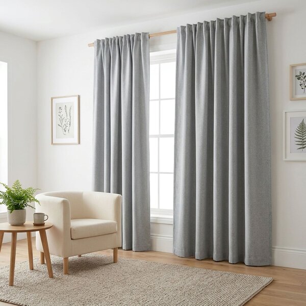 Brilltex Absolutně zatemňující závěs, 100% blackout PORTLAND 002, světle šedá, š.140cm (látka v metráži)