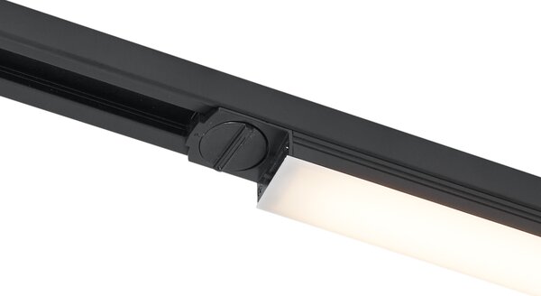 Moderní černé stropní svítidlo pro 1fázový kolejnicový systém 15W 1180 lm 2700-3800K - Iconic Tsiri