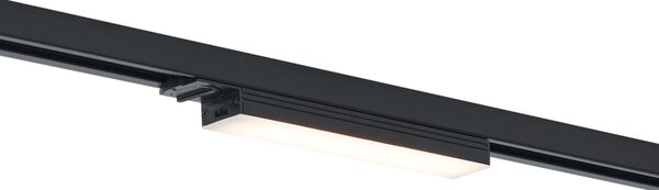 Moderní stropní svítidlo černé pro 1fázový kolejnicový systém 5W 400 lm 2700-4000K - Iconic Tsiri
