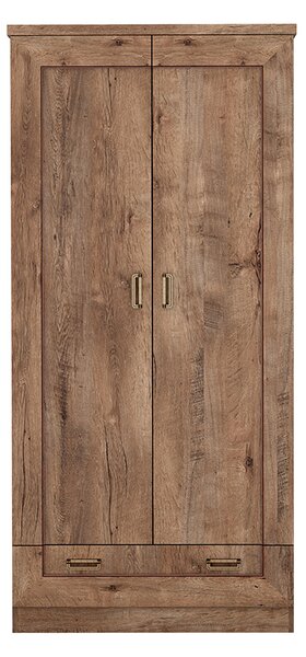 Dvoudveřová skříň GIADA - šířka 90 cm, dub lefkas