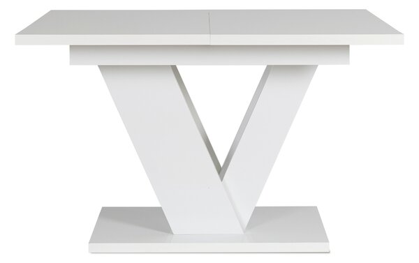 JAKS Jídelní stůl Clark 120 cm bílý gloss glamour
