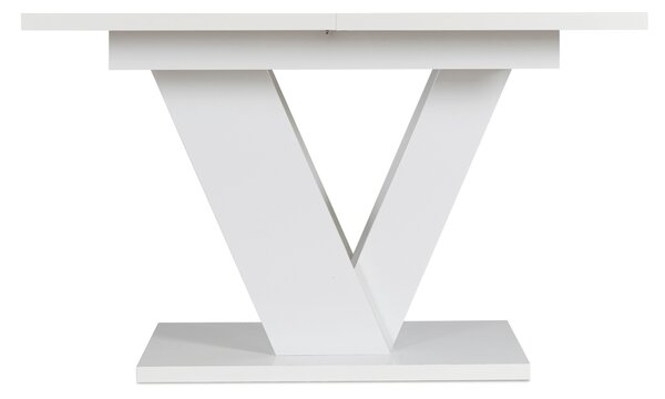 JAKS Jídelní stůl Clark 120 cm bílý gloss glamour