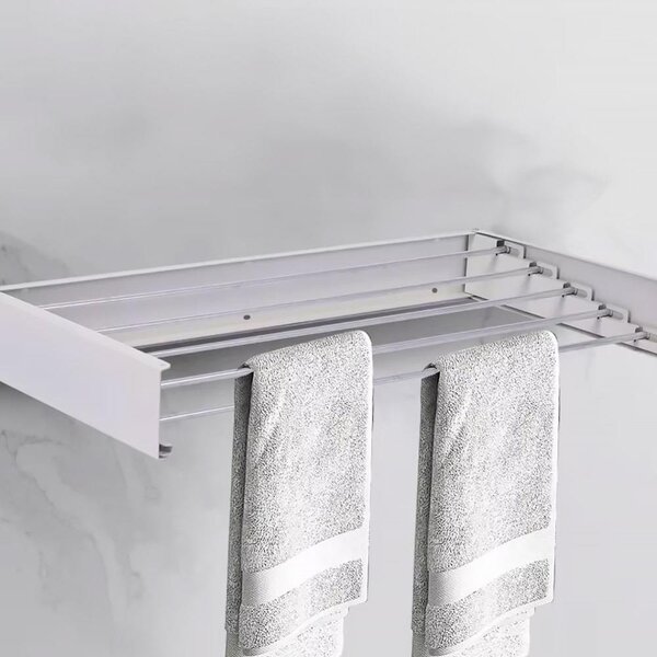 4Leaders Skládací nástěnný sušák na prádlo 39,8×80×9,8 cm