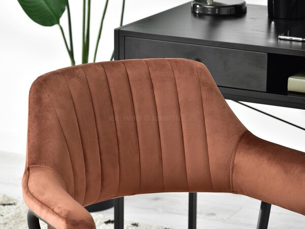 Židle Merylyn (měděná + černá). Akce -10%