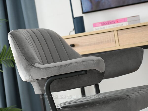 Židle Merylyn (šedá + černá). Akce -10%