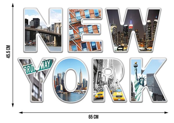 Samolepka na zeď New York | 42.5 x 65 cm | DSM3431