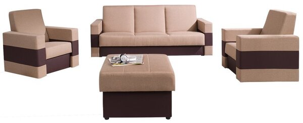 Sedací souprava Deco, Potah: ekokůže Soft 066 + Lux 02 5902928045819