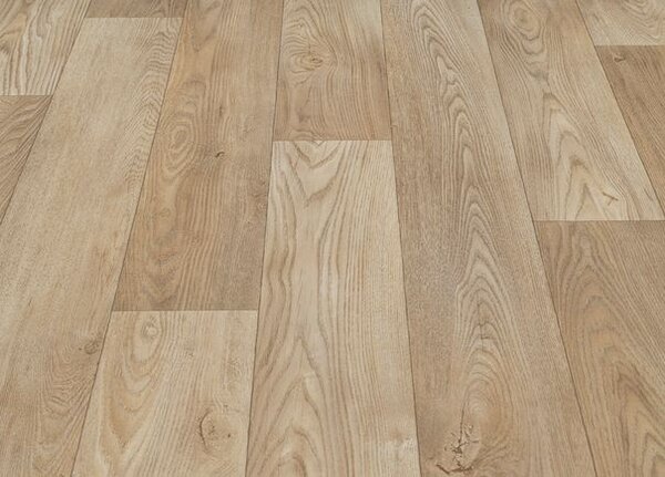 Breno PVC SMARTEX Sugar Oak 312M - světlé dřevo, šíře 100 cm