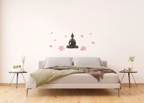 Samolepka na zeď Buddha | 42.5 x 65 cm | DSM3447