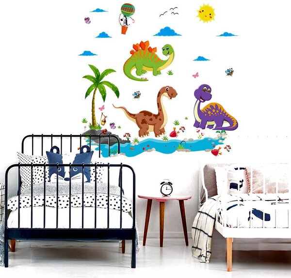 4Leaders Samolepka na zeď dinosauři 135×75 cm