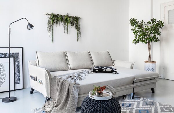 -25 % Dny MOMENTI– Miuform Rozkládací pohovka Charming Charlie 228 cm, pravá