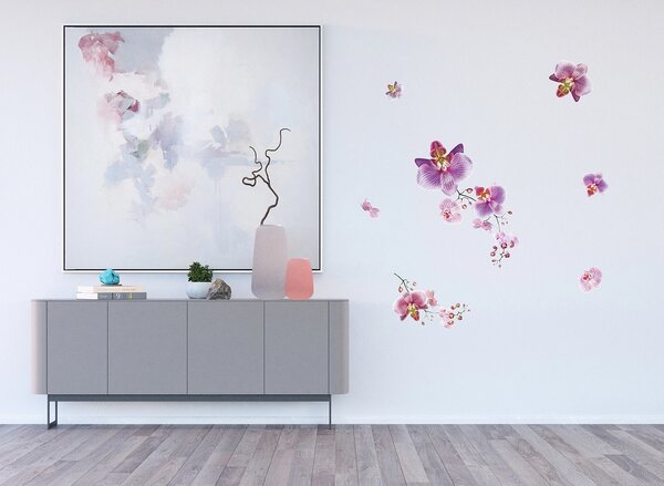 Samolepka na zeď Orchideje | 42.5 x 65 cm | DSM3440