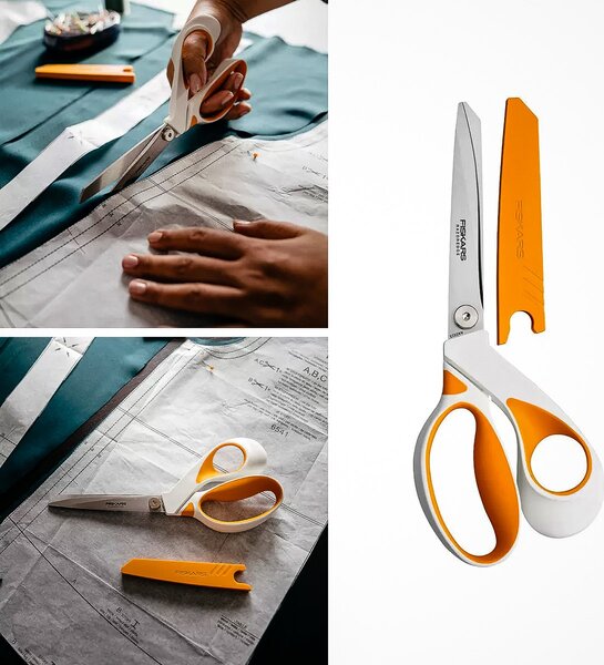 Fiskars Krejčovské nůžky FISKARS NA LÁTKU 1070079, RazorEdge, ergonomickou rukojetí, délka 23 cm