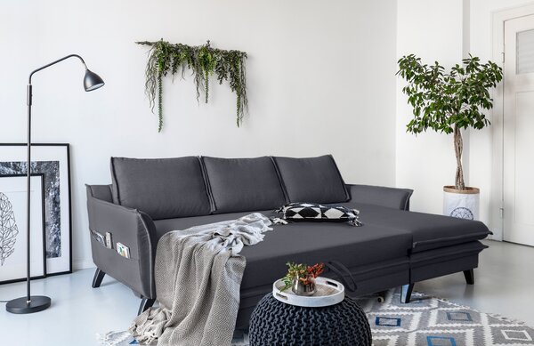 -25 % Dny MOMENTI– Miuform Rozkládací pohovka Charming Charlie 228 cm, pravá