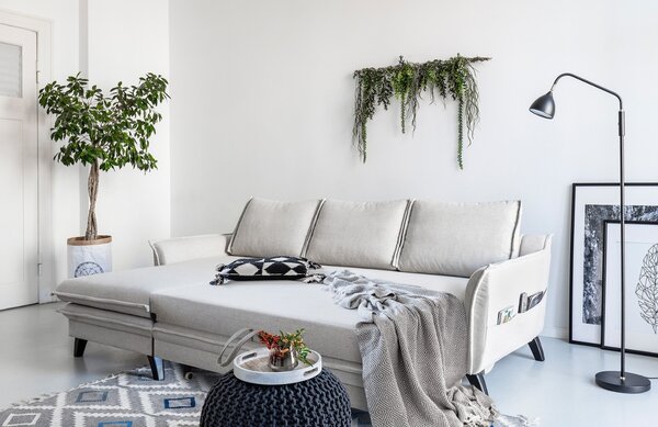 -25 % Dny MOMENTI– Miuform Rozkládací pohovka Charming Charlie 228 cm, levá