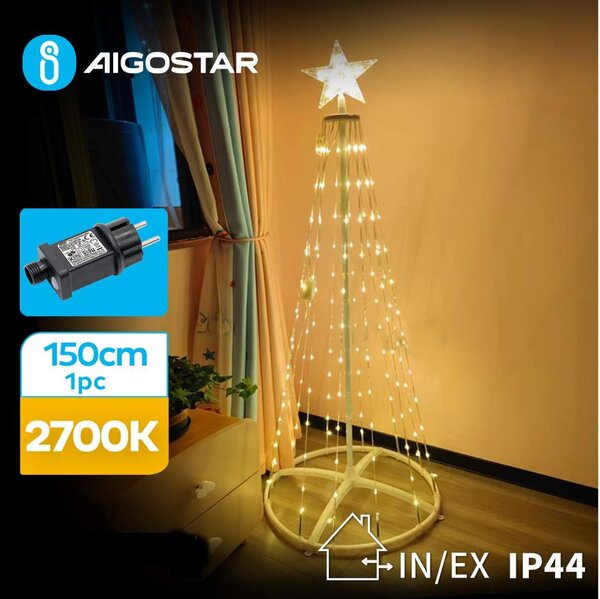 Aigostar-LED Venkovní vánoční dekorace LED/3,6W/31/230V 2700K 150cm IP44