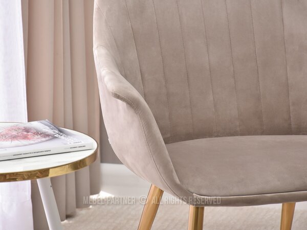 Křeslo Osmol F (béžová + černá). Akce -15%