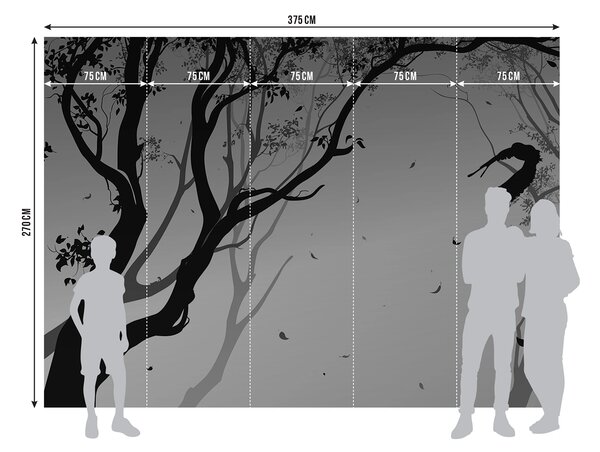 Fototapeta na míru V Korunách Stromů | Vliesová fototapeta na zed' | DFTNS1263