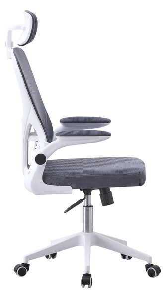 Ergonomická kancelářská židle MAVI - šedá síťovina