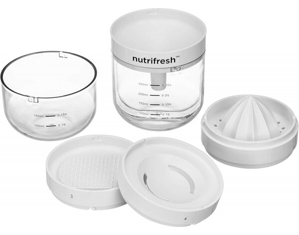 Multifunkční kuchyňský pomocník 6v1 NUTRIFRESH, bílý