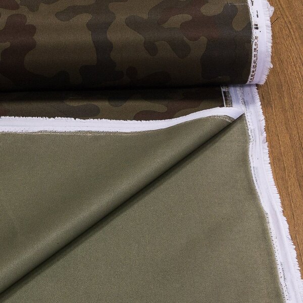 Slunečníkovina/kočárkovina OXFORD MORO GREEN maskáčový vzor, š.160cm (látka v metráži)