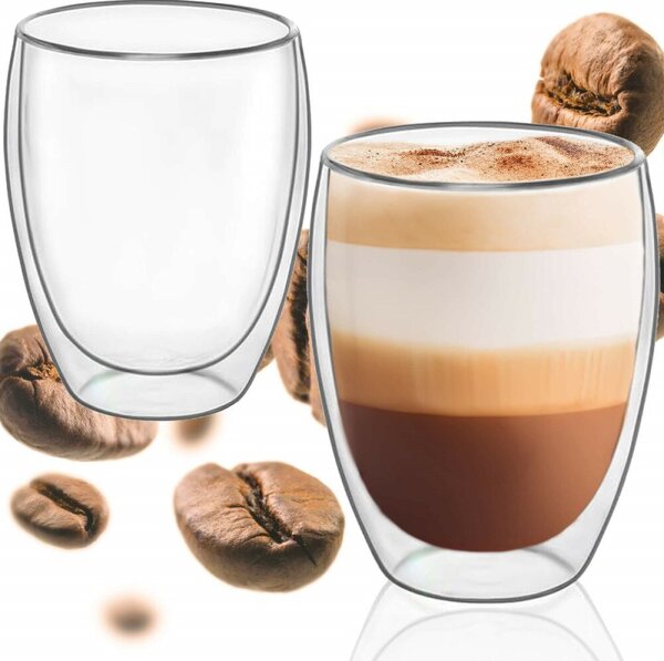 Sklenice na kávu 350 ml SPRINGOS LATTE
