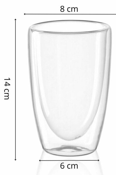 Sklenice na kávu 450 ml SPRINGOS TAZZA
