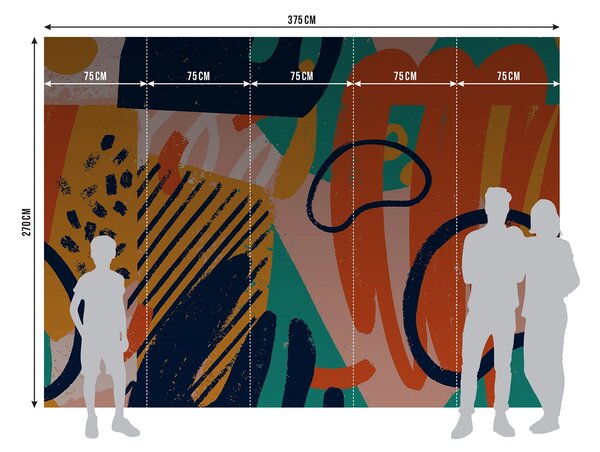 Fototapeta na míru Moderní Abstrakt | Vliesová fototapeta na zed' | DFTNS1272