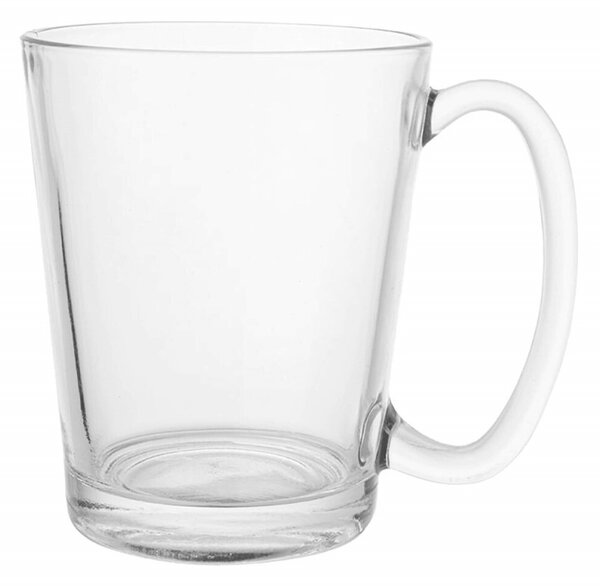 Skleněný hrnek na kávu 300 ml SPRINGOS ROZO sada 6 ks