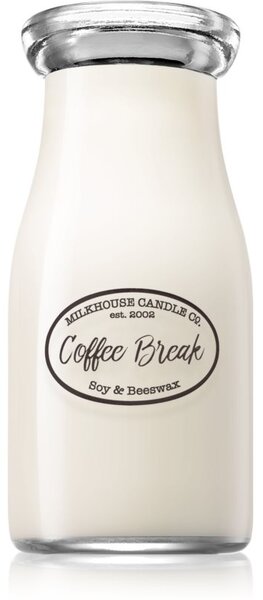 Milkhouse Candle Co. Creamery Coffee Break vonná svíčka Milkbottle 227 g