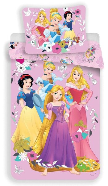 Jerry Fabrics Povlečení Princezny - Princezny | 140 x 200 cm / 70 x 90 cm