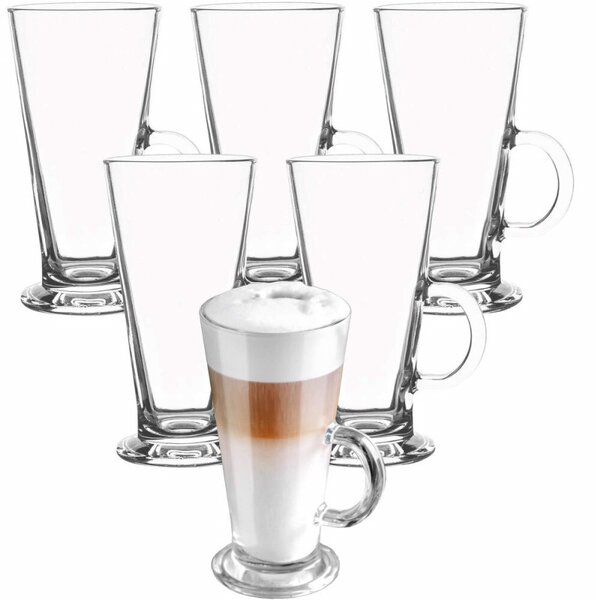 Sklenice na latte 280 ml SPRINGOS HA7496 6ks