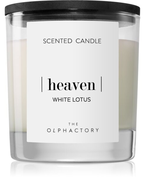 Ambientair Olphactory Black Design White Lotus vonná svíčka (Heaven) 200 g